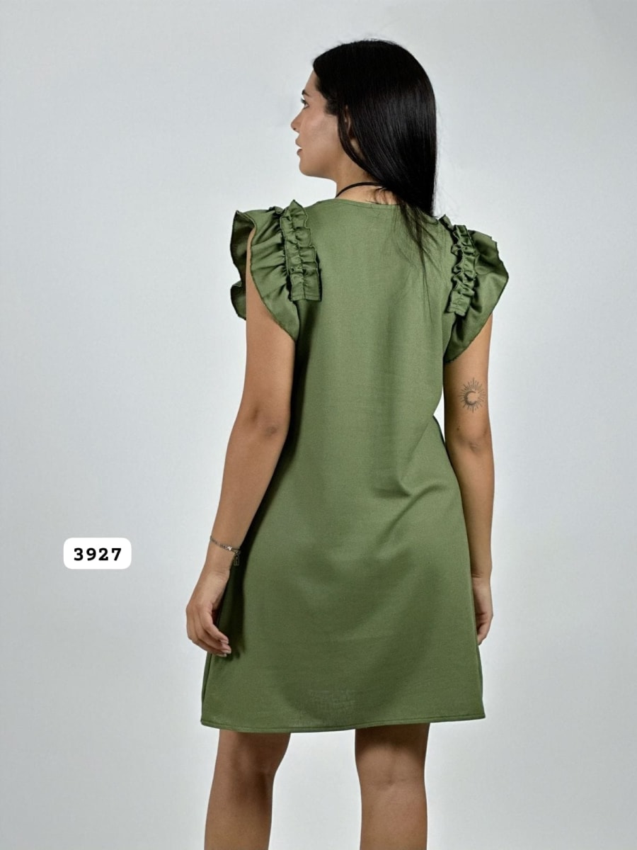 Mini Vestido Lino Faroleo A3-827