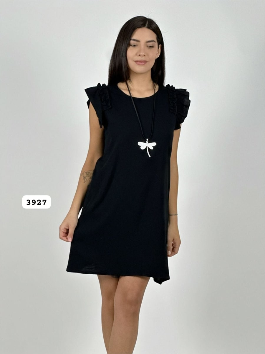 Mini Vestido Lino Faroleo A3-829