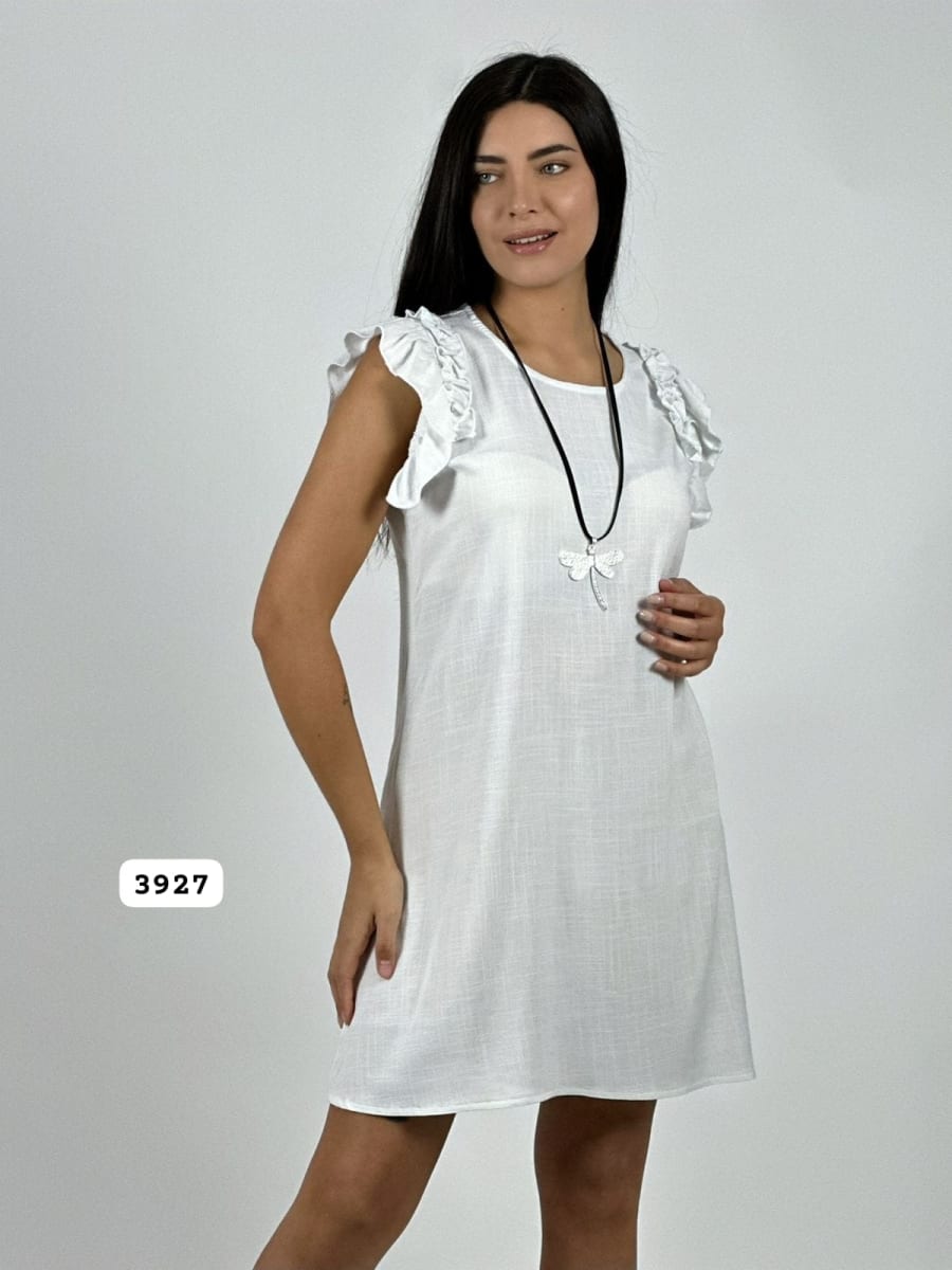 Mini Vestido Lino Faroleo A3-822