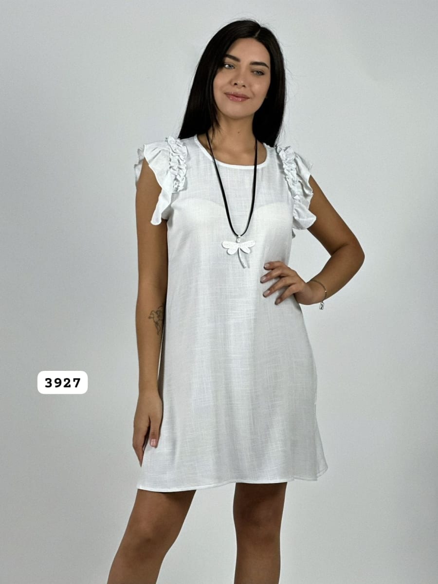 Mini Vestido Lino Faroleo A3-821