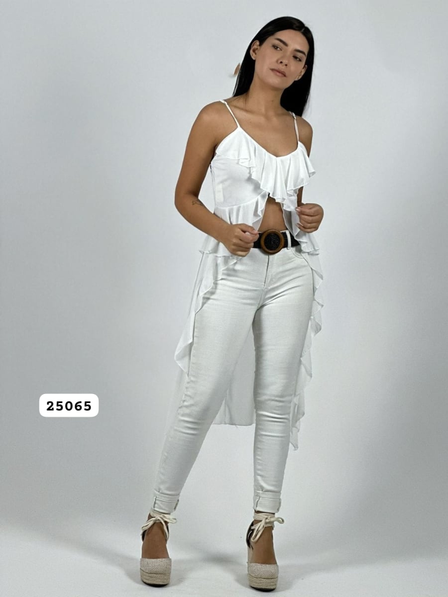 Blusa Larga con Vuelo A3-676