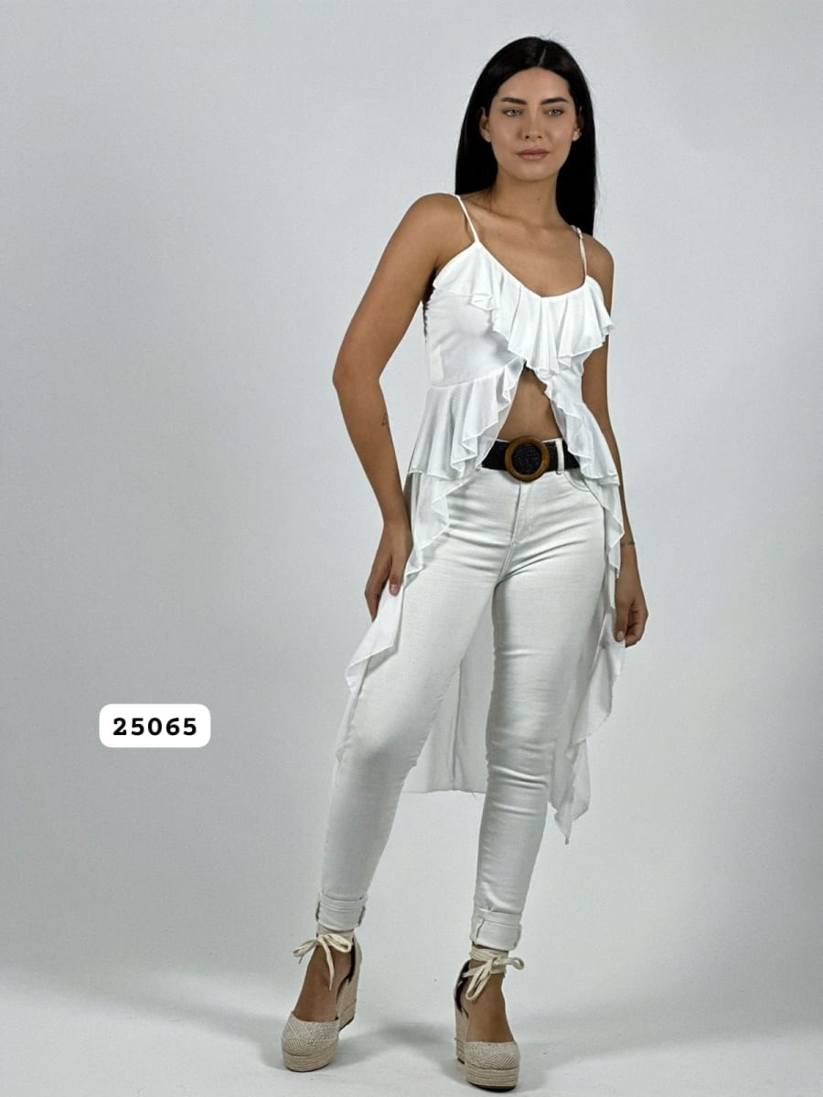 Blusa Larga con Vuelo A3-674