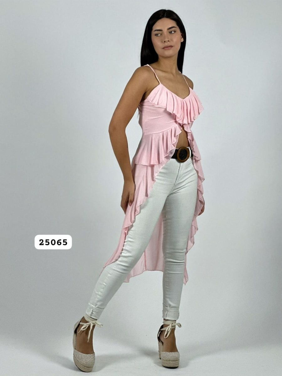 Blusa Larga con Vuelo A3-678