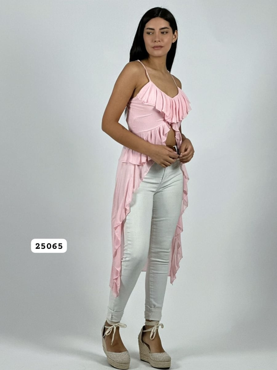 Blusa Larga con Vuelo A3-677