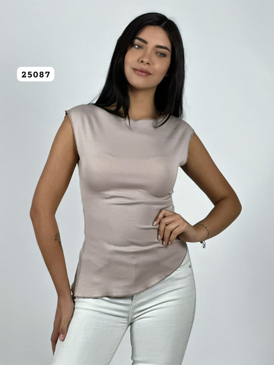 Polera Elasticada Formal A1-358