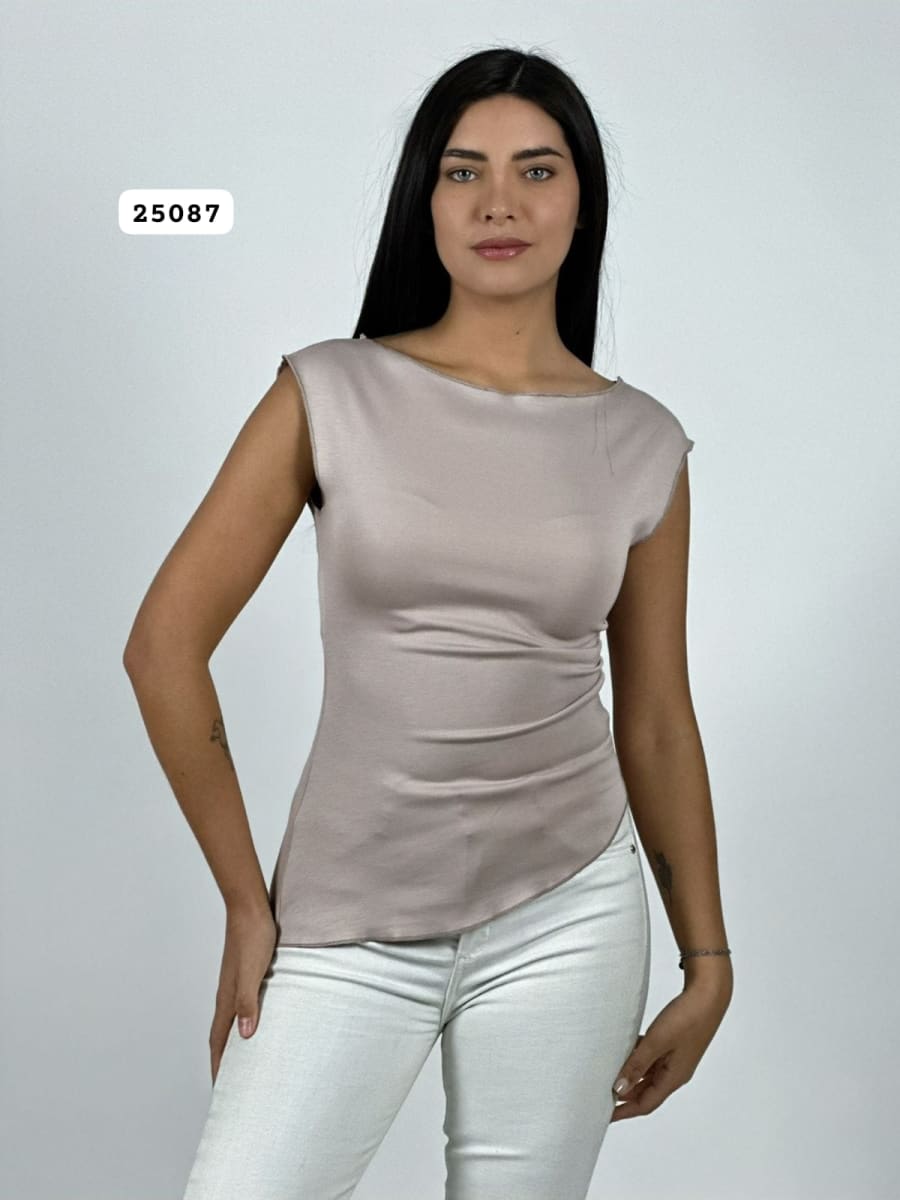 Polera Elasticada Formal A1-357