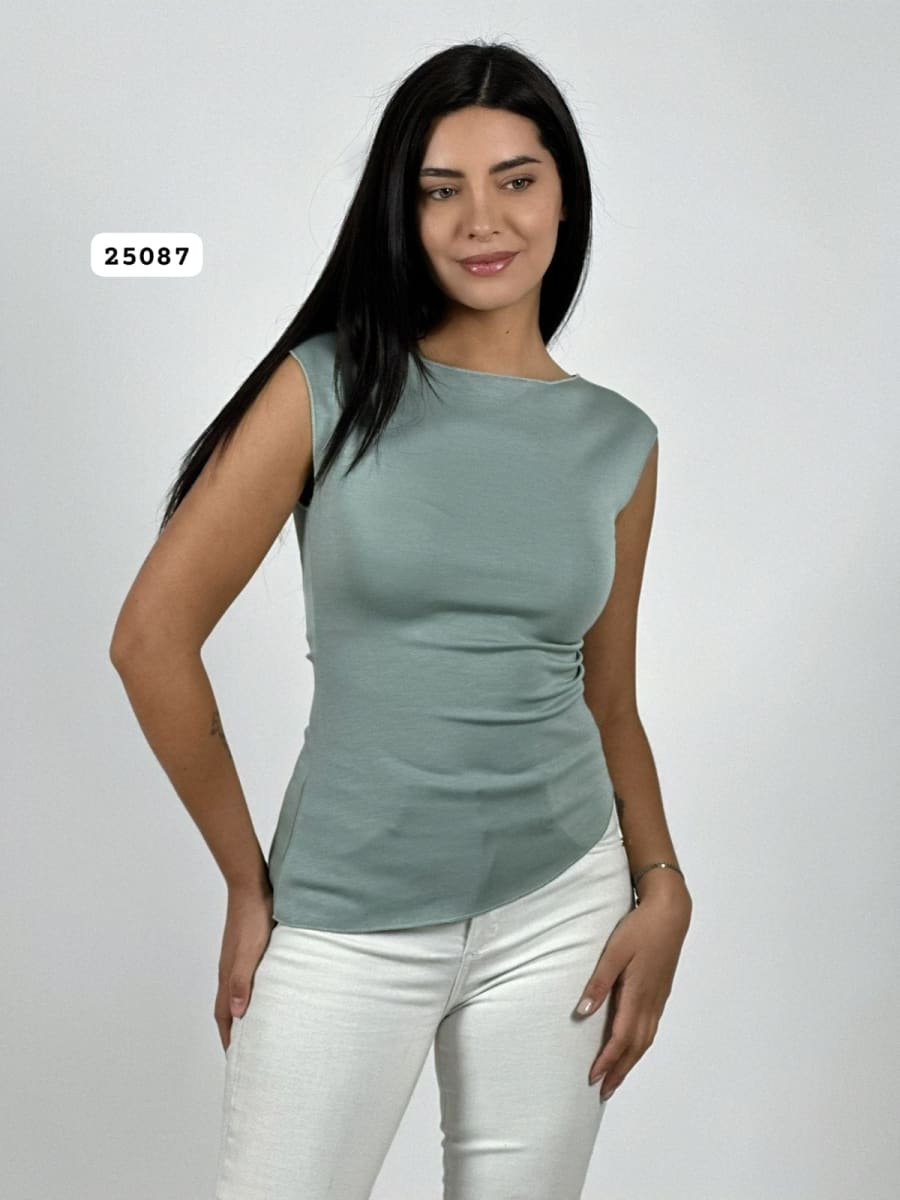 Polera Elasticada Formal A1-3514