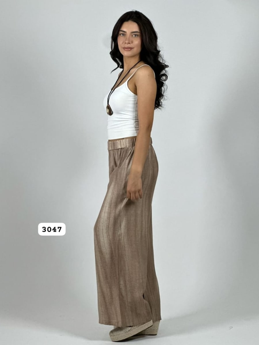 Palazzo Crepe Pretina Elasticada A1-79