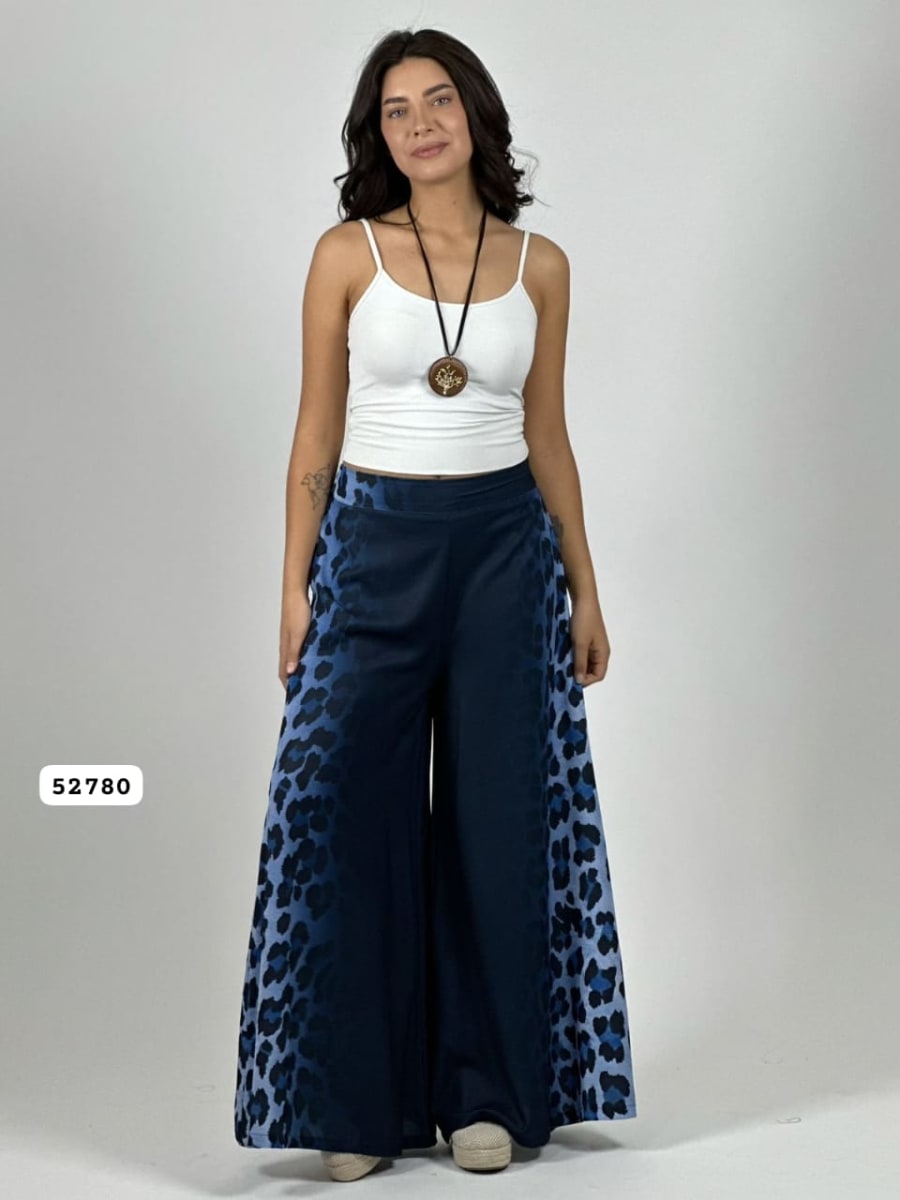 Palazzo Crepe Degrade Costado Print A4-932