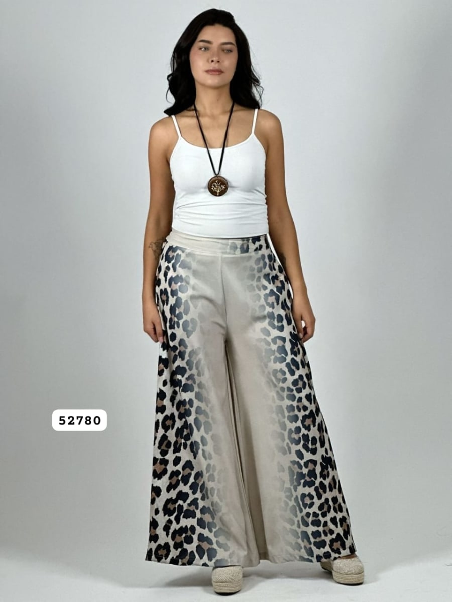 Palazzo Crepe Degrade Costado Print A4-935