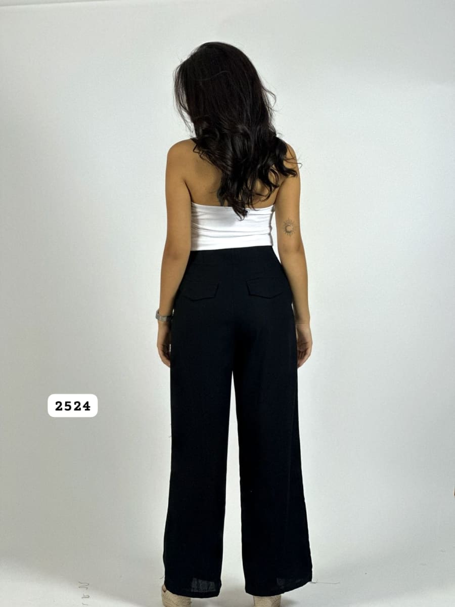 Pantalon Lino Casual Abotonado A1-3010