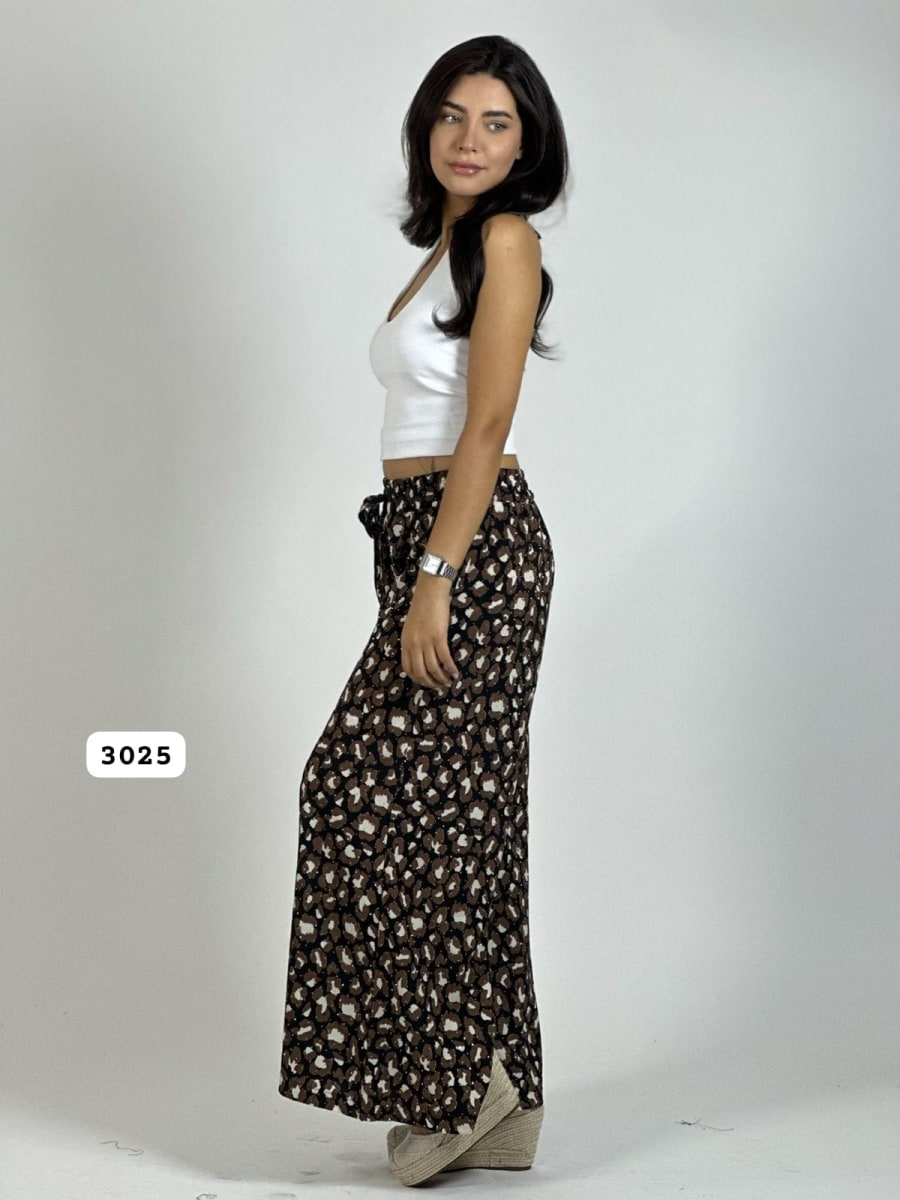 Palazo Satín Estampado Print A3-663