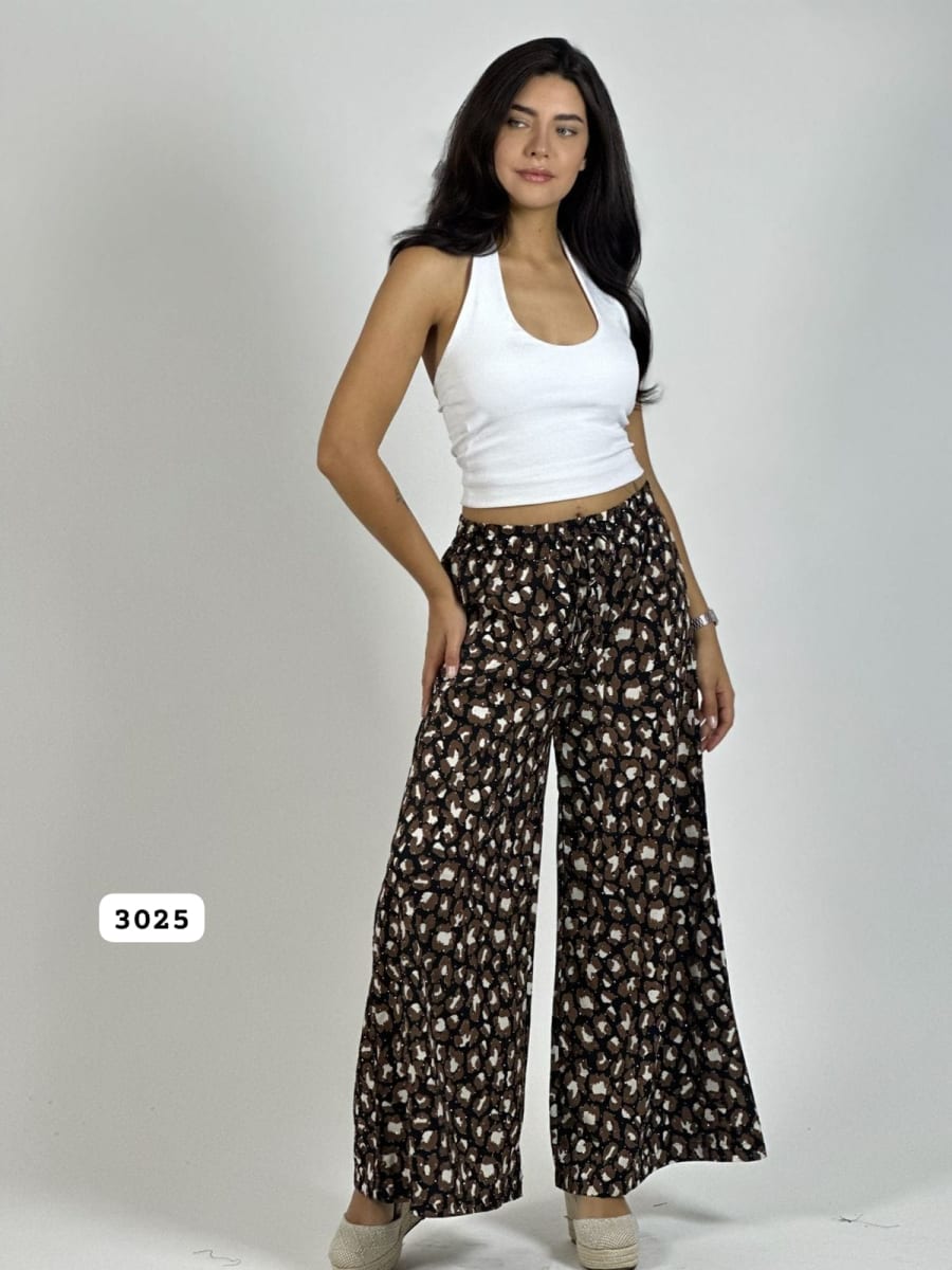 Palazo Satín Estampado Print A3-661