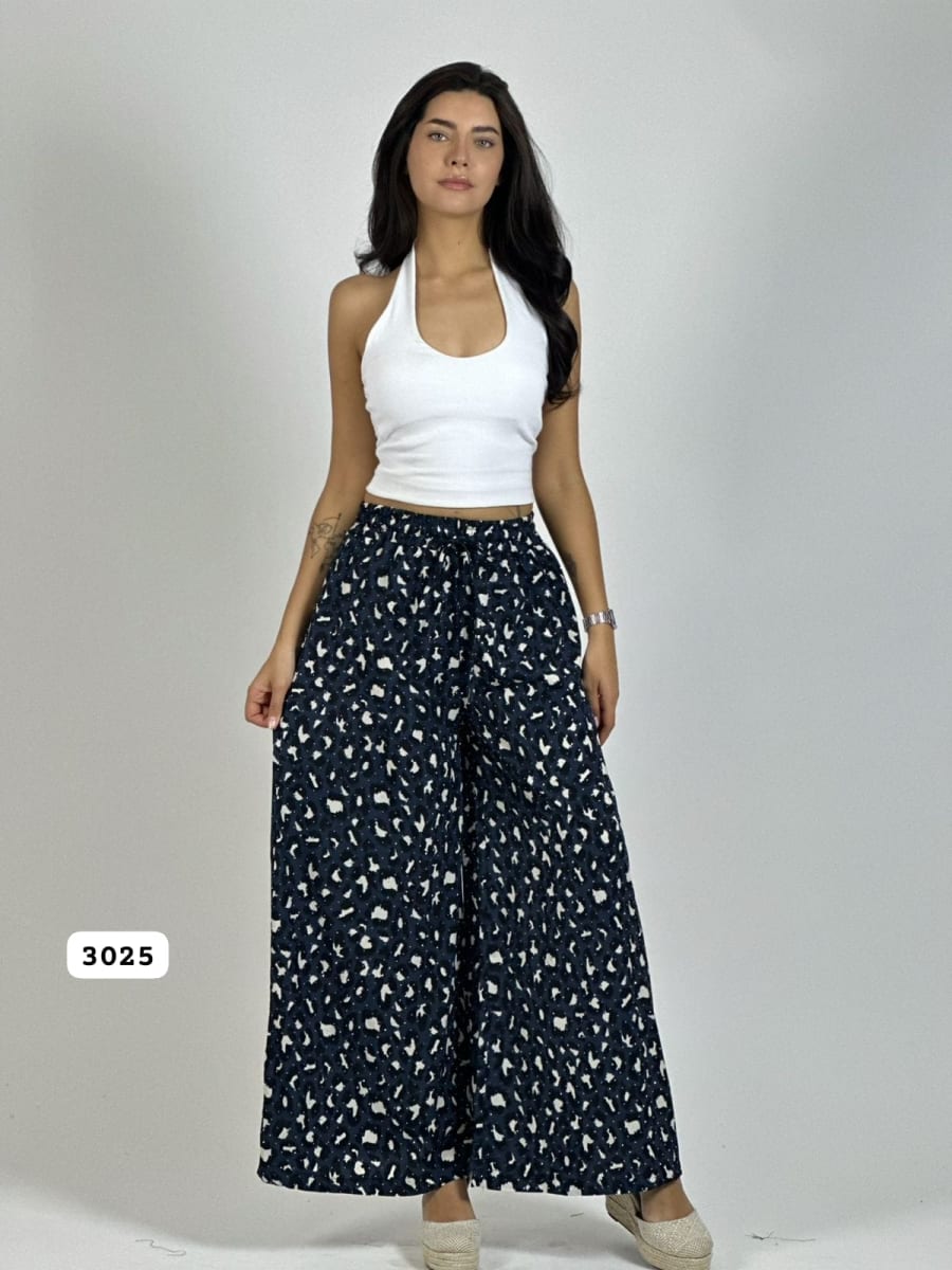 Palazo Satín Estampado Print A3-665