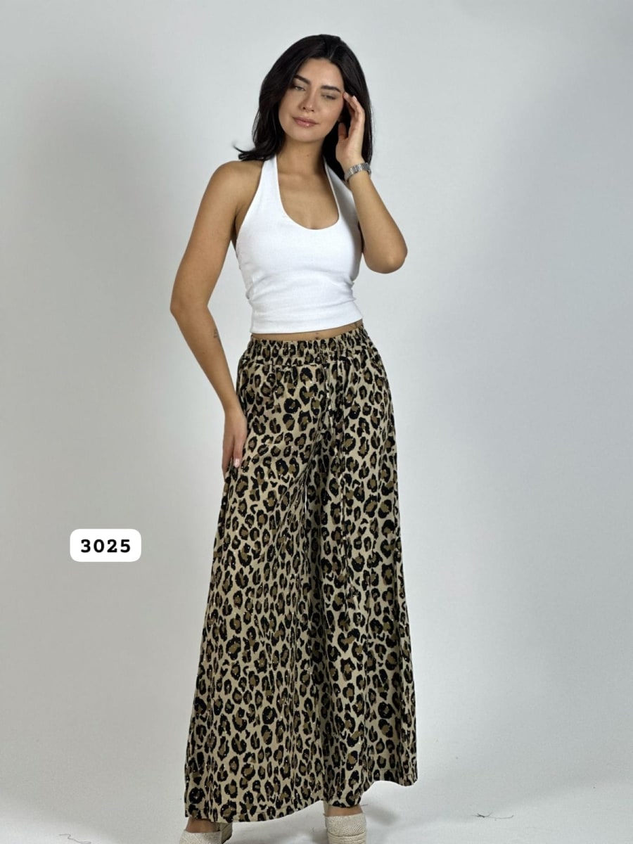 Palazo Satín Estampado Print A3-667