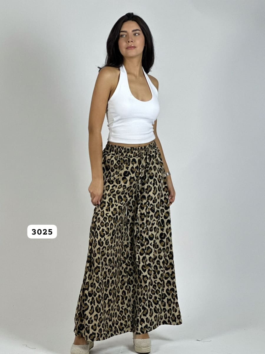 Palazo Satín Estampado Print A3-668