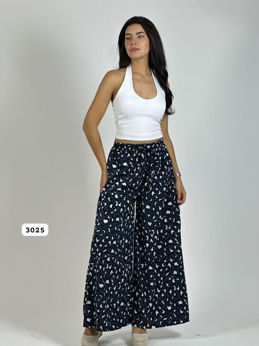 Palazo Satín Estampado Print A3-664