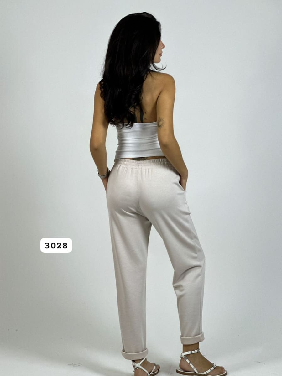 Jogger Algodón Con Flor A3-693