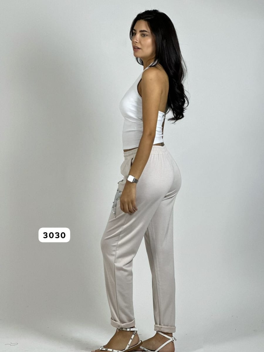 Jogger Algodon Con Estrella Brillante A3-694