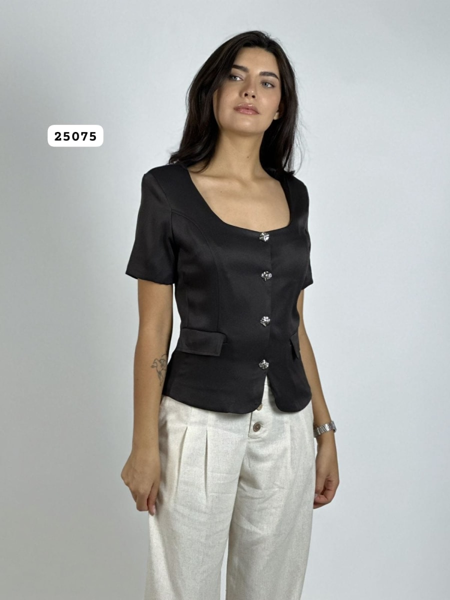 Blazer Forrado Manga Corta A2-563