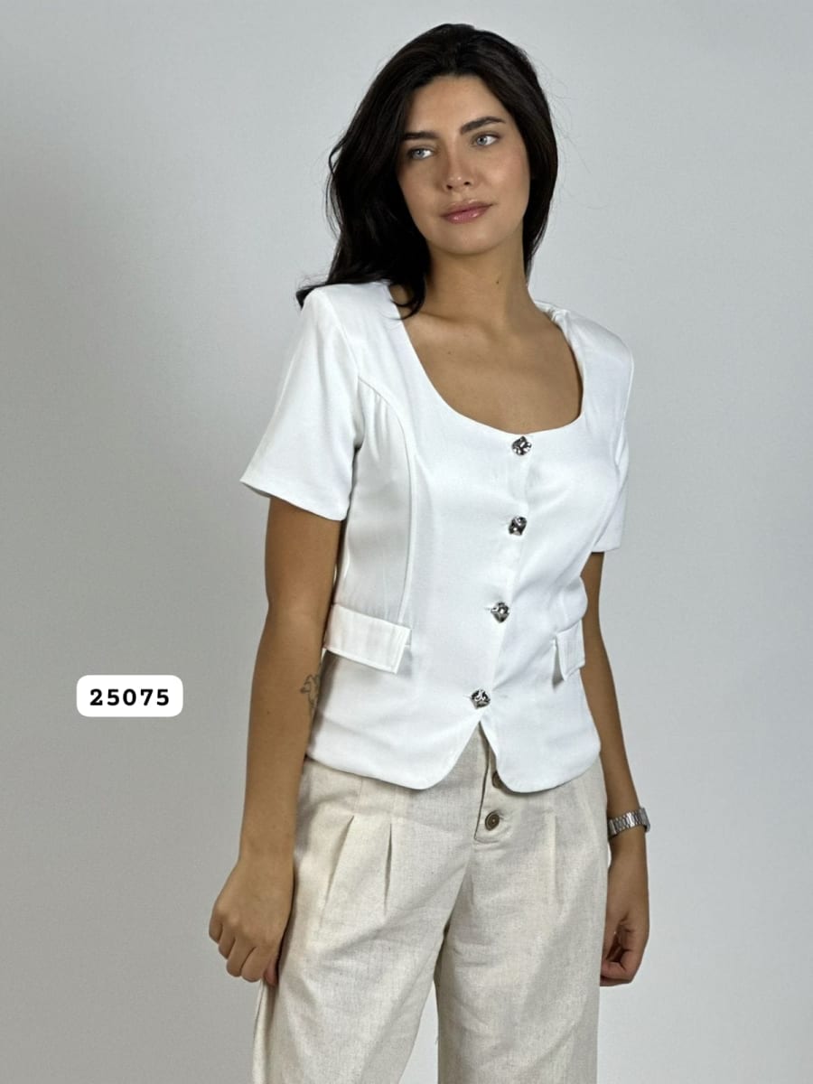 Blazer Forrado Manga Corta A2-565