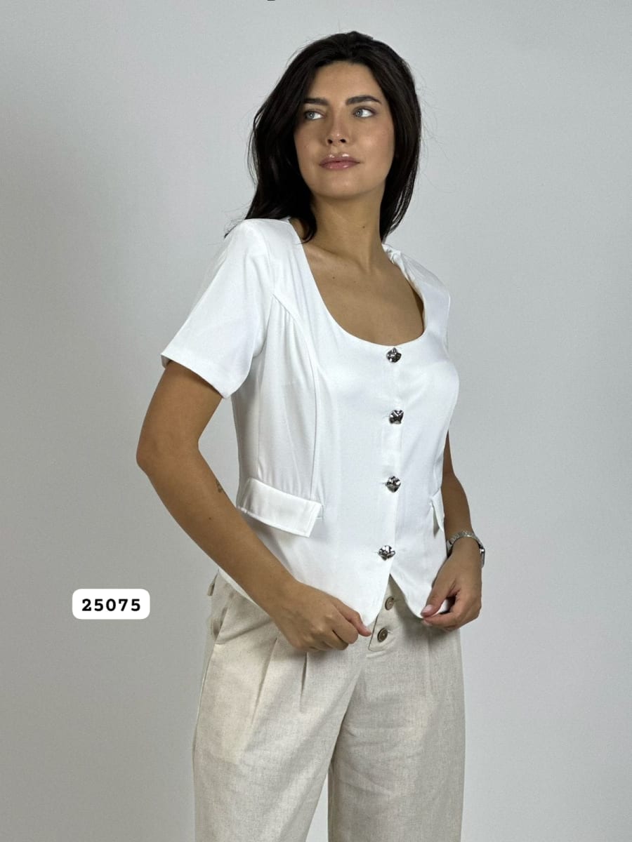 Blazer Forrado Manga Corta A2-564