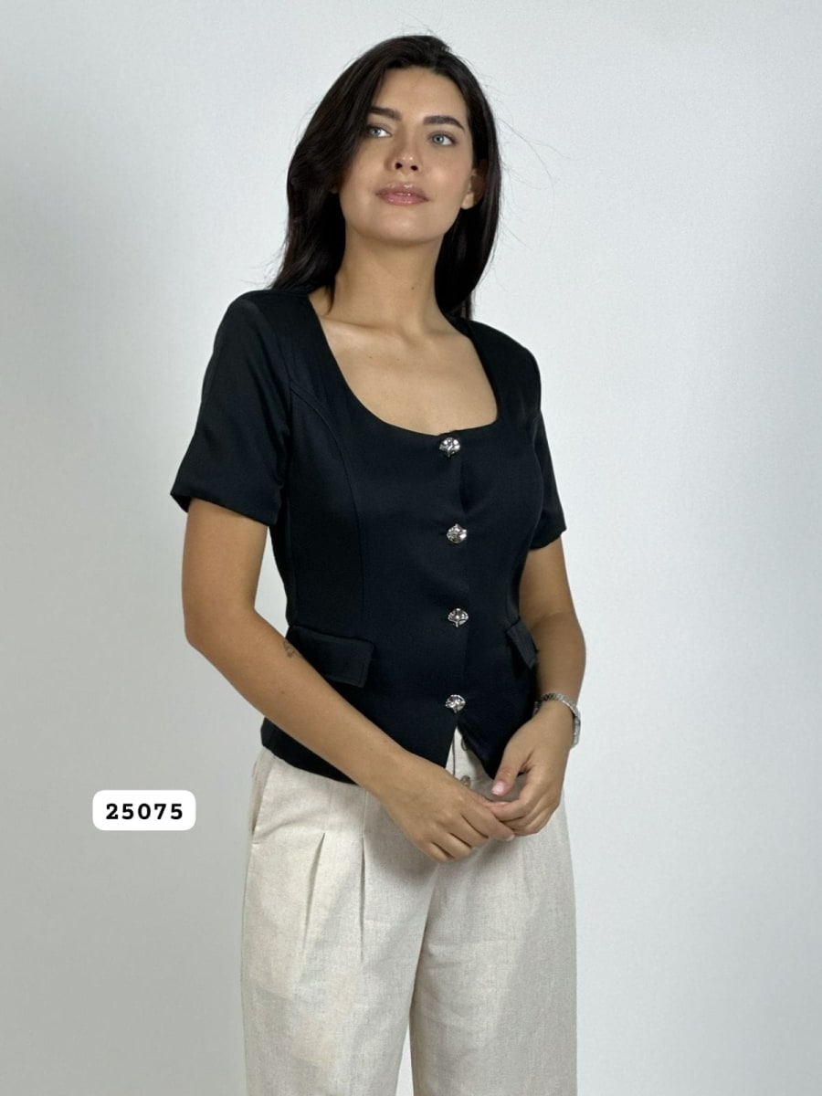 Blazer Forrado Manga Corta A2-567