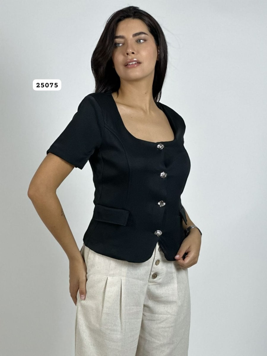 Blazer Forrado Manga Corta A2-568