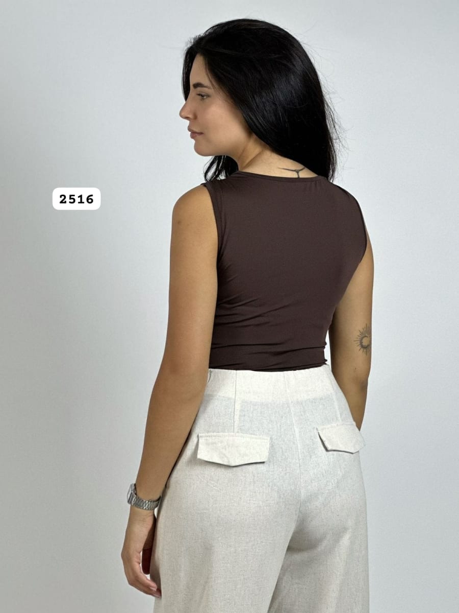 Body Licra Espiral Dorado A1-75