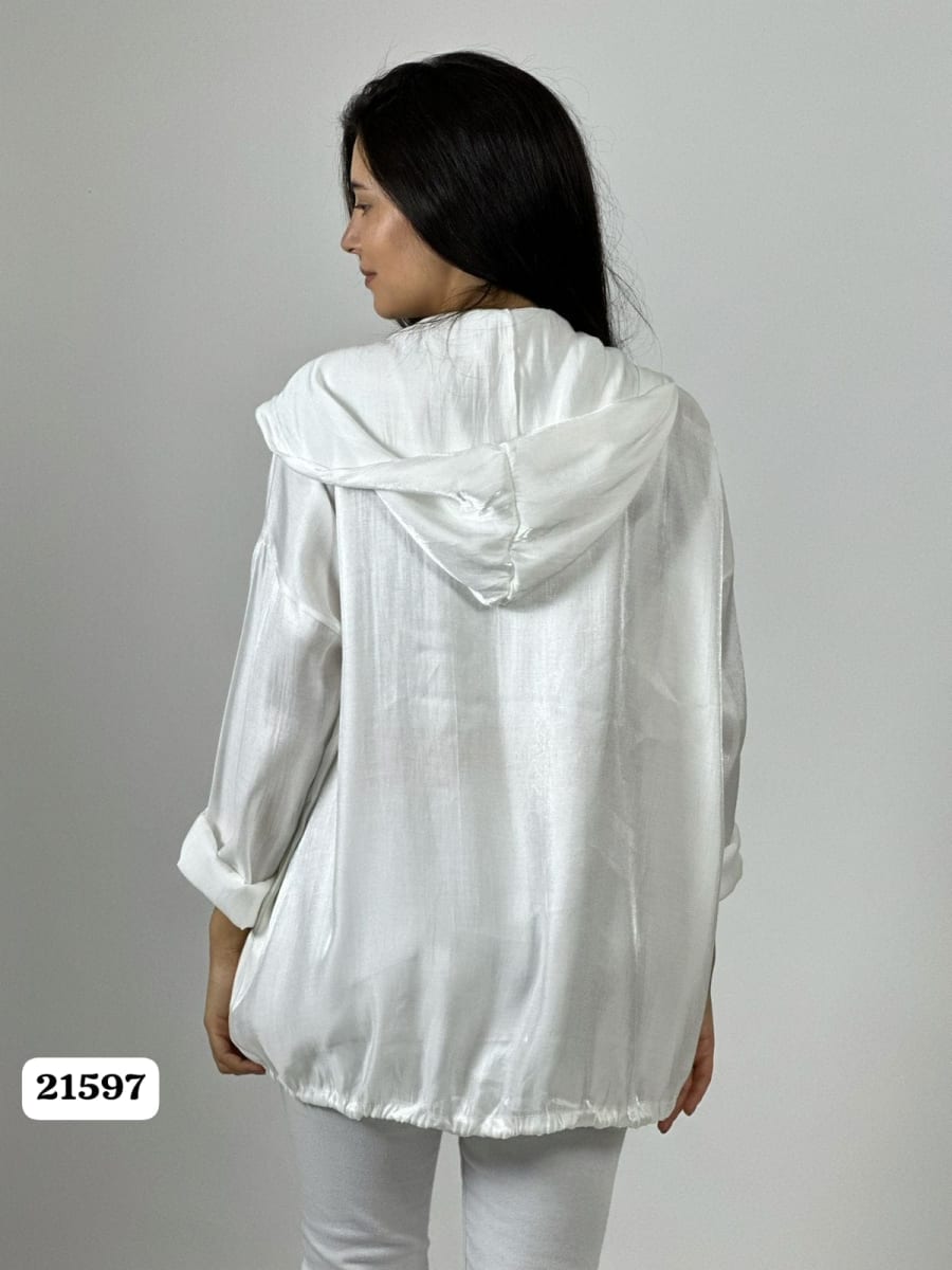 Poleron Satin Garras Print BELIEVE IN YOUR A4-9213