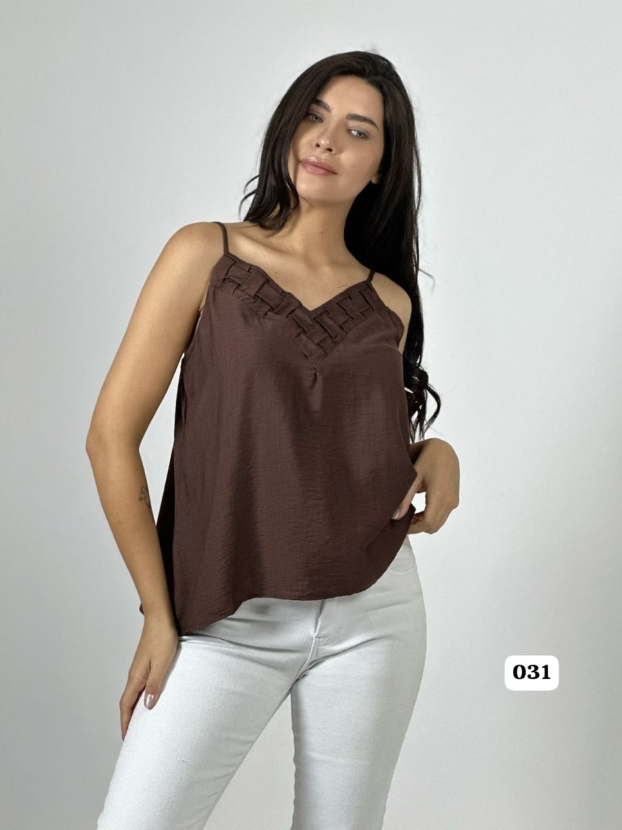 Polera Lencera Cey Cuello V A1-444