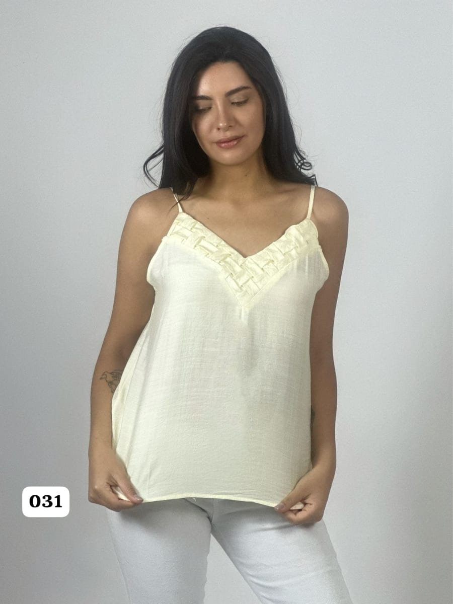 Polera Lencera Cey Cuello V A1-445