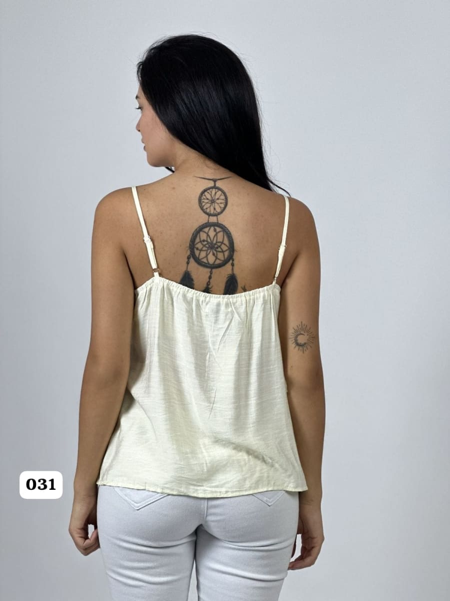 Polera Lencera Cey Cuello V A1-449