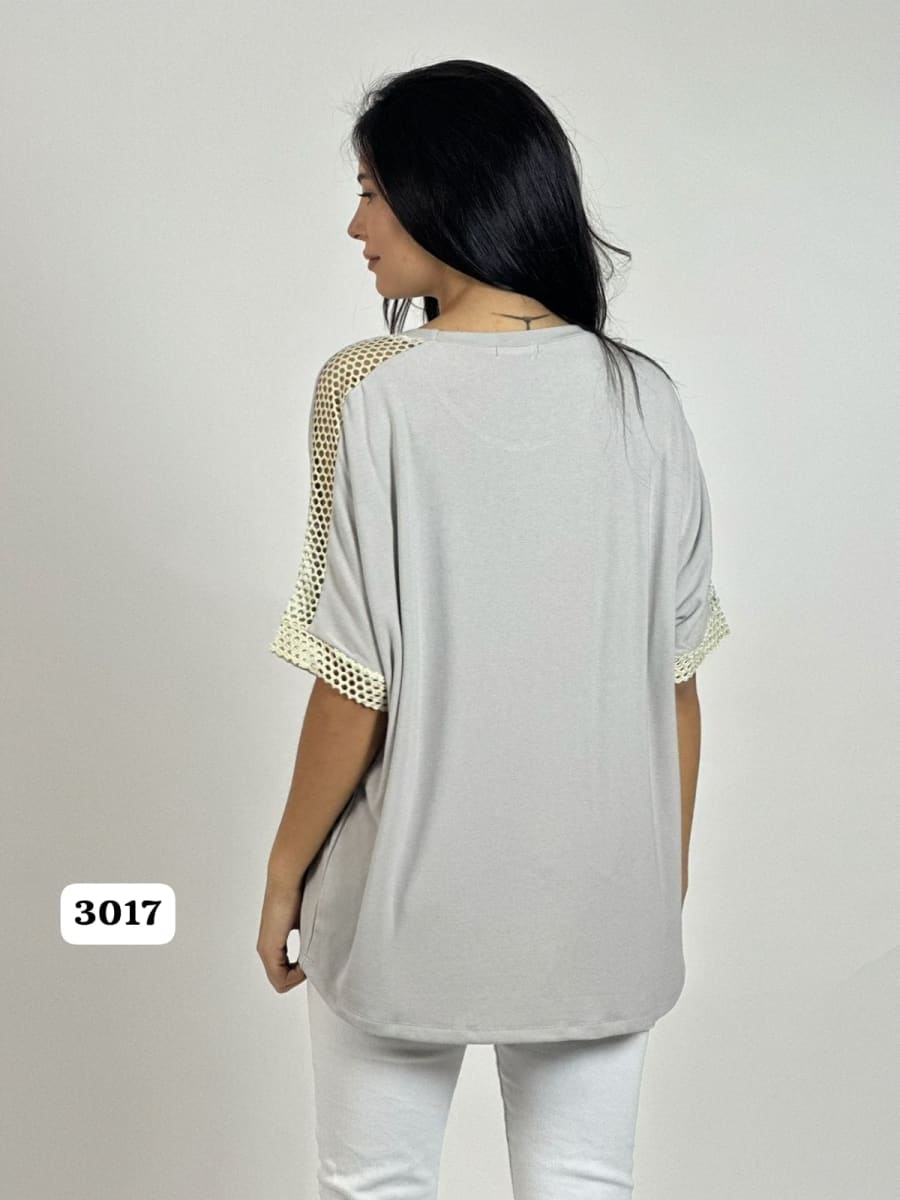 Polera Algodon LOVE Corazon Print A1-397