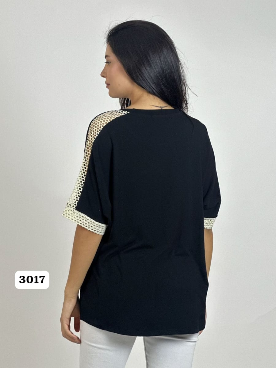 Polera Algodon LOVE Corazon Print A1-3913