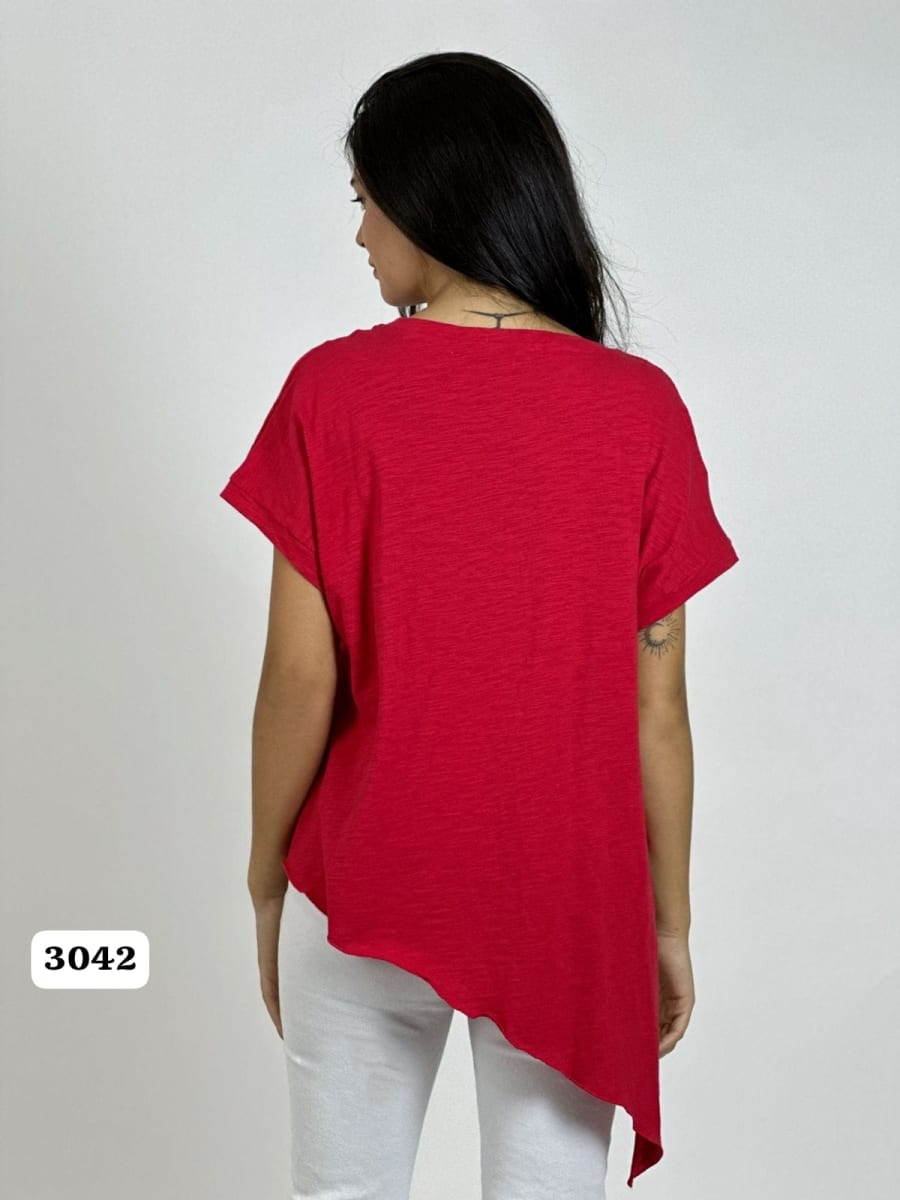 Polera Lino LOVE GIRL 2 Corazones A1-333