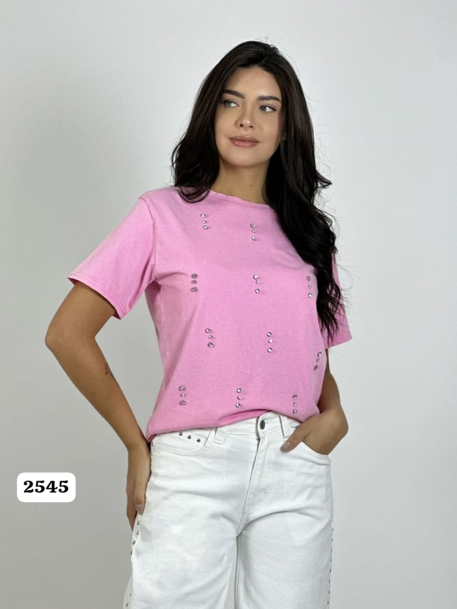 Polera Algodon con Tachas A3-811