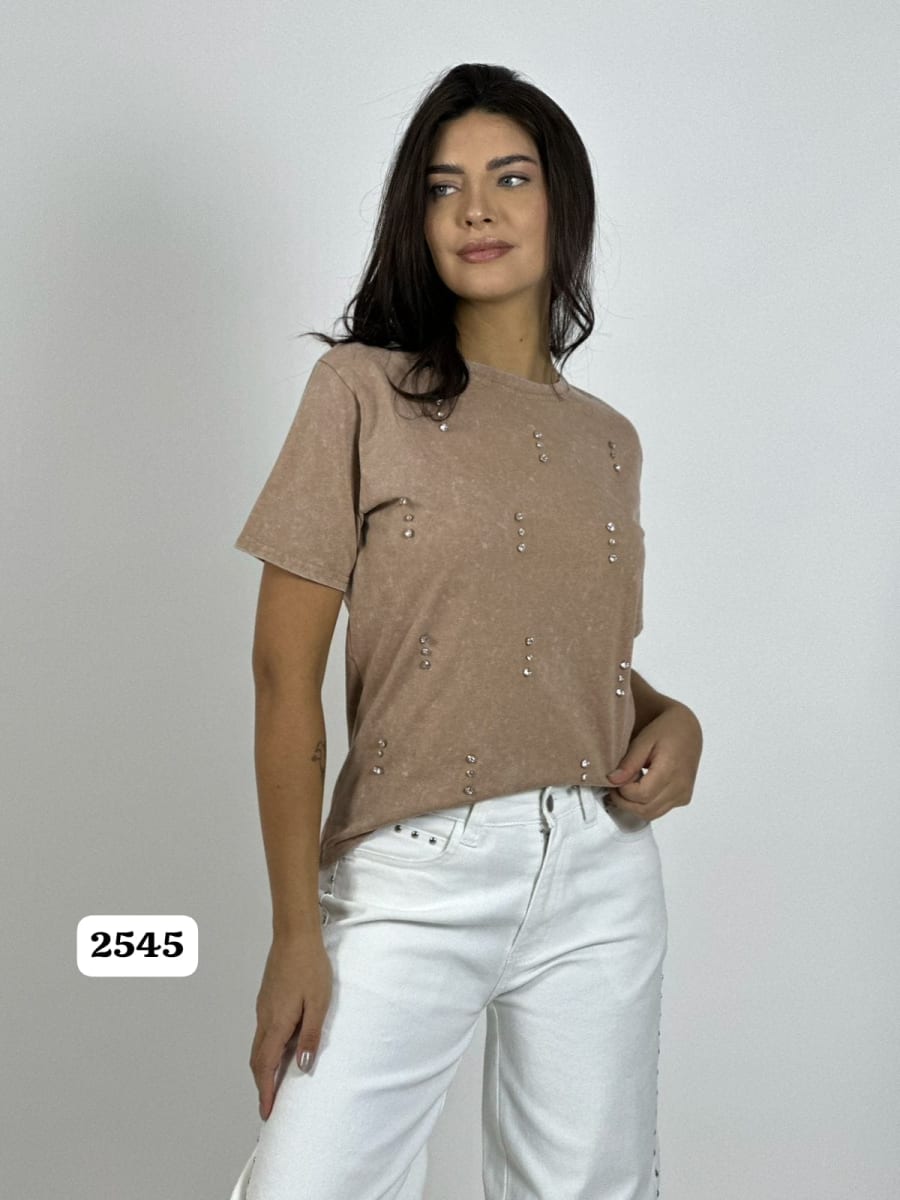 Polera Algodon con Tachas A3-815