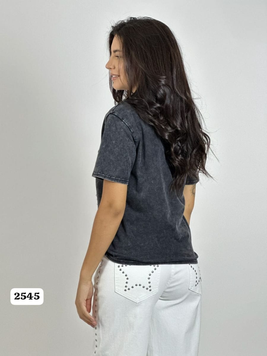 Polera Algodon con Tachas A3-8110