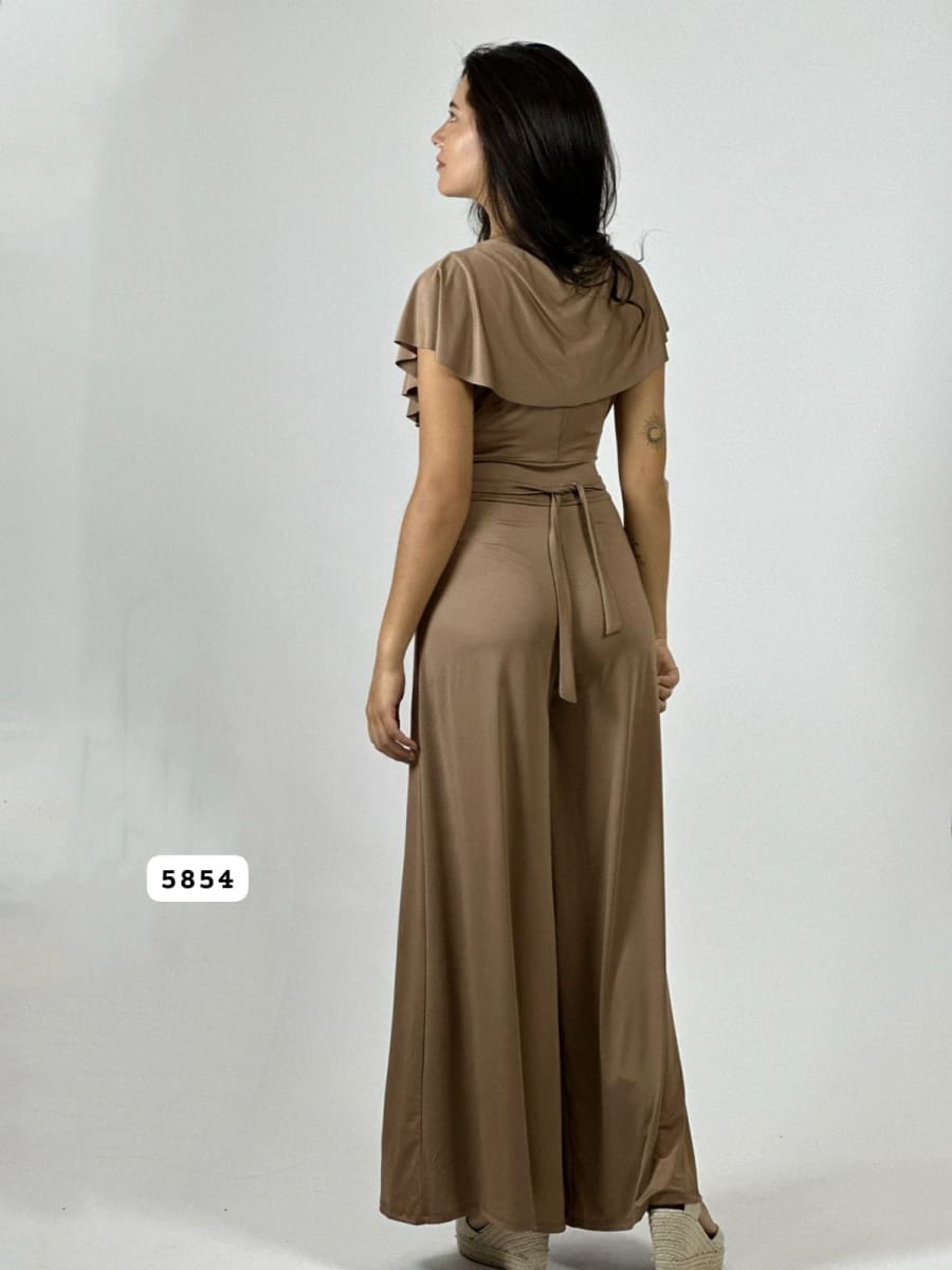 Enterito Lycra Dupont Cruzado Con Faroleo y Amarras A3-8215