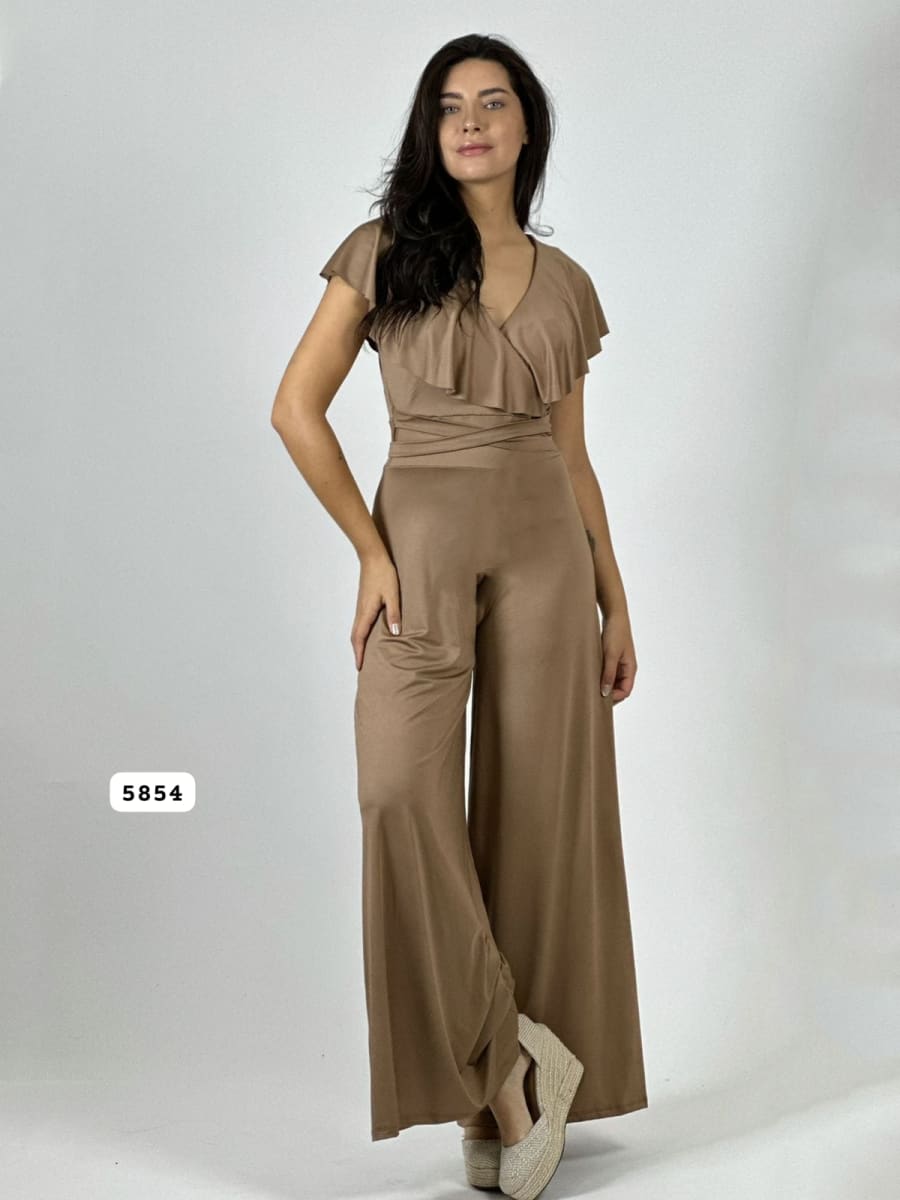 Enterito Lycra Dupont Cruzado Con Faroleo y Amarras A3-8213