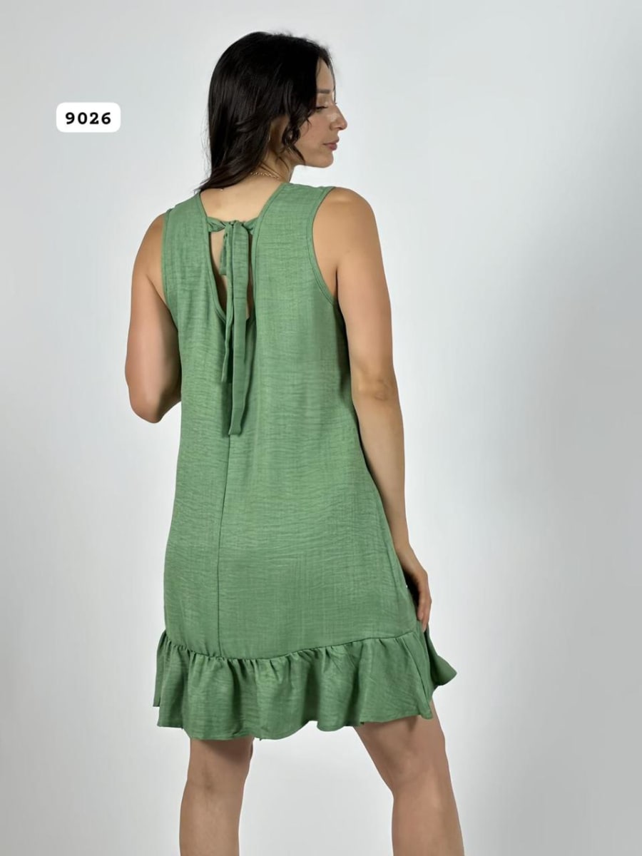 Mini Vestido Sin Mangas Tela Cey A1-116