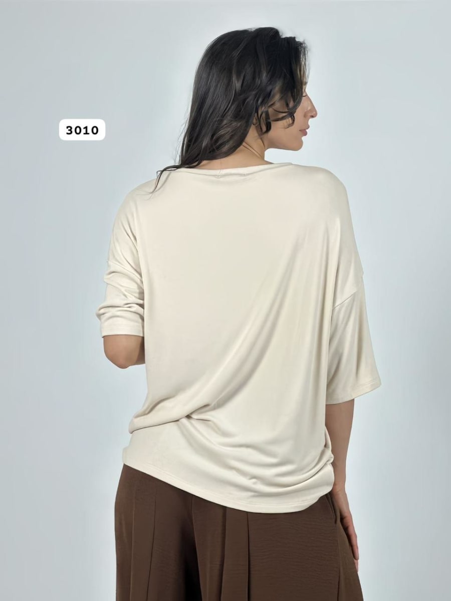 Polera Algodon LOVE Lentejuelas y Estrellas A4-899