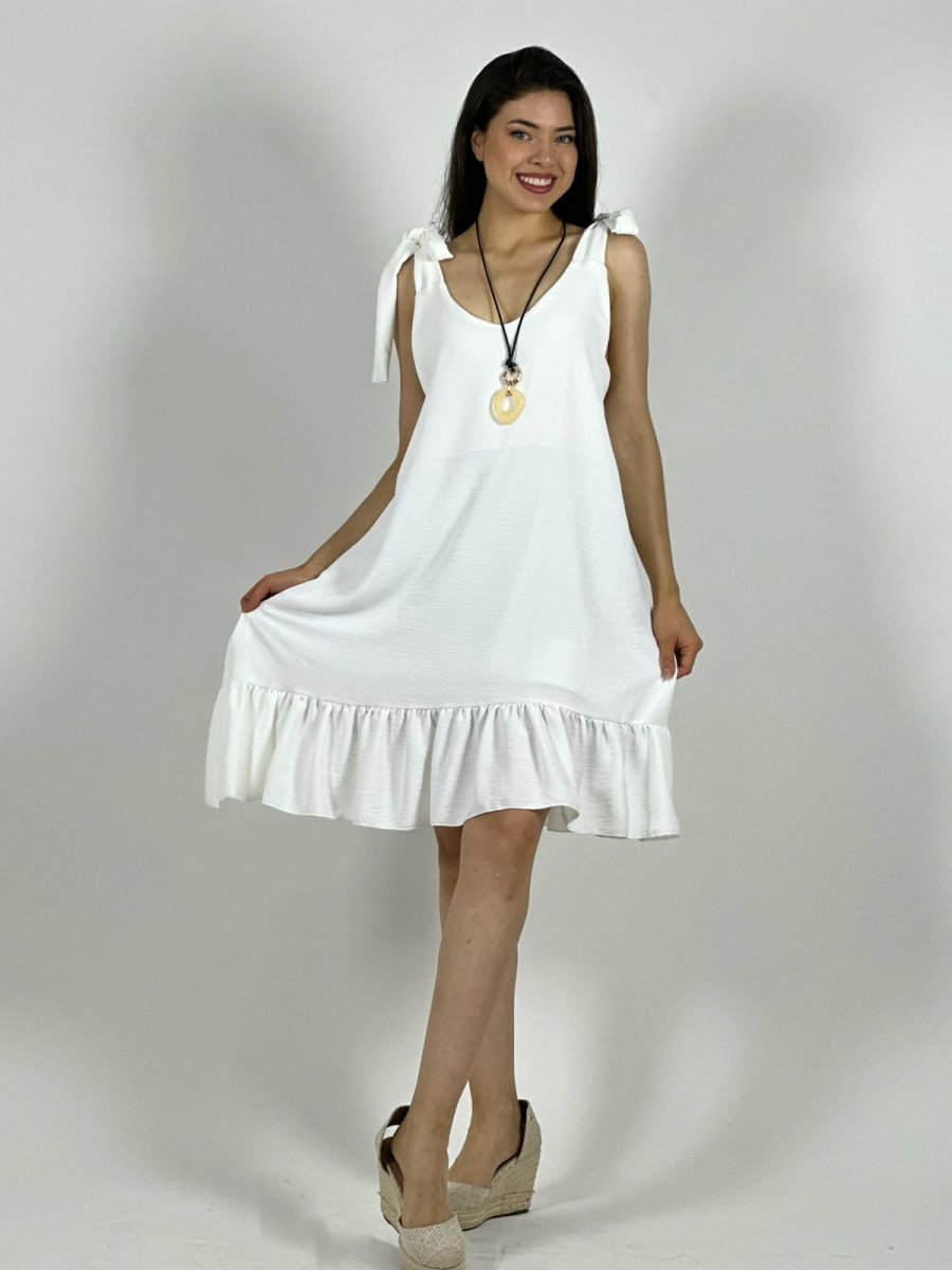 Mini Vestido Cey Amarre en Hombros A3-821