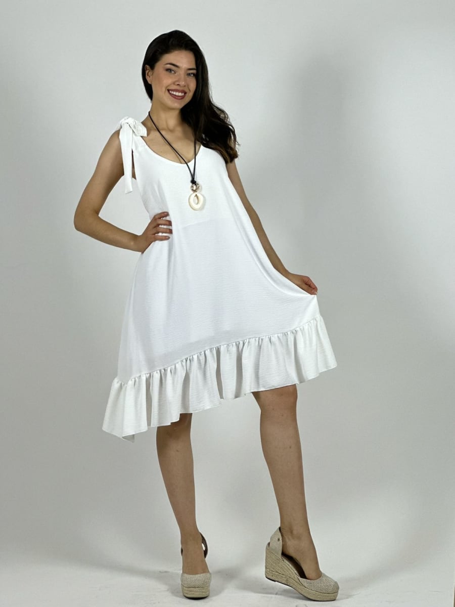 Mini Vestido Cey Amarre en Hombros A3-822