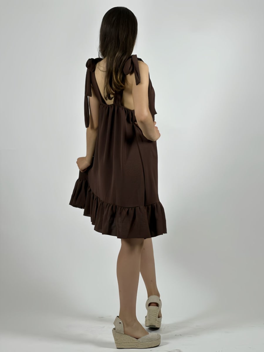 Mini Vestido Cey Amarre en Hombros A3-8214