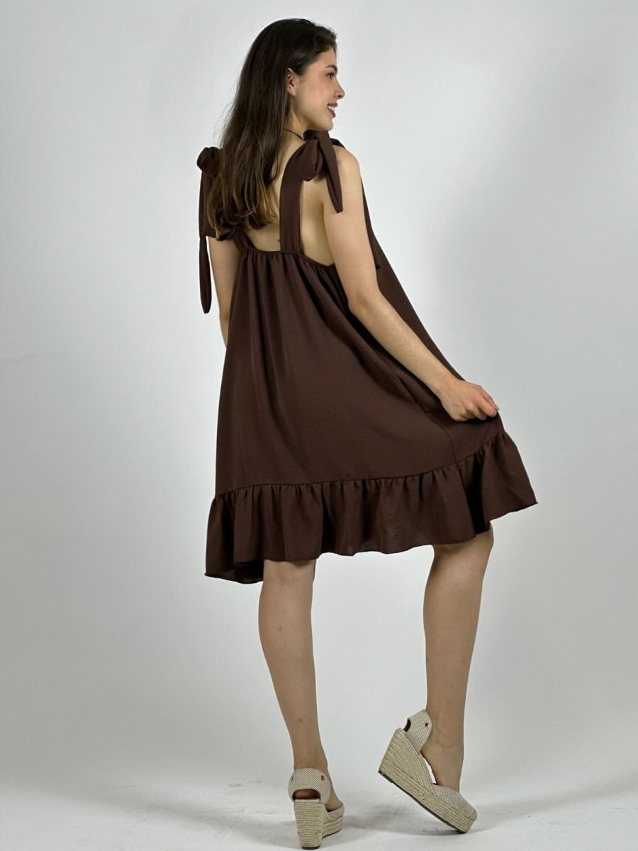 Mini Vestido Cey Amarre en Hombros A3-8213