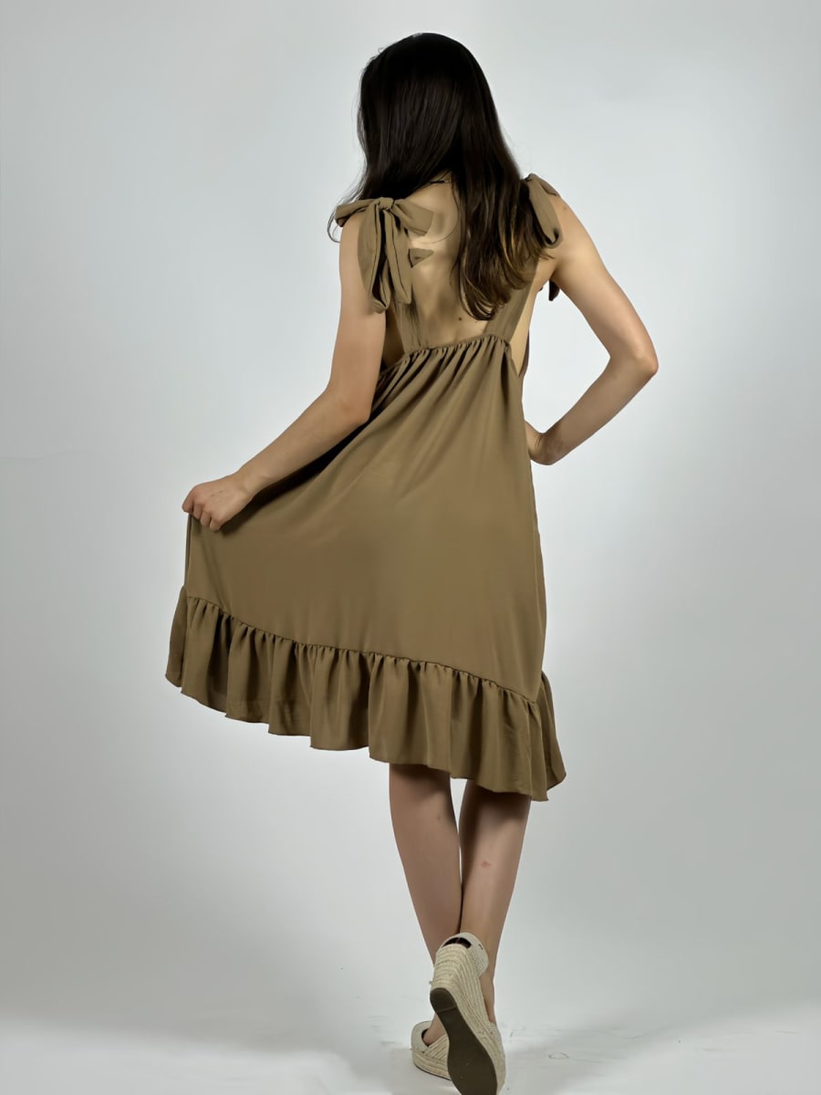 Mini Vestido Cey Amarre en Hombros A3-8211