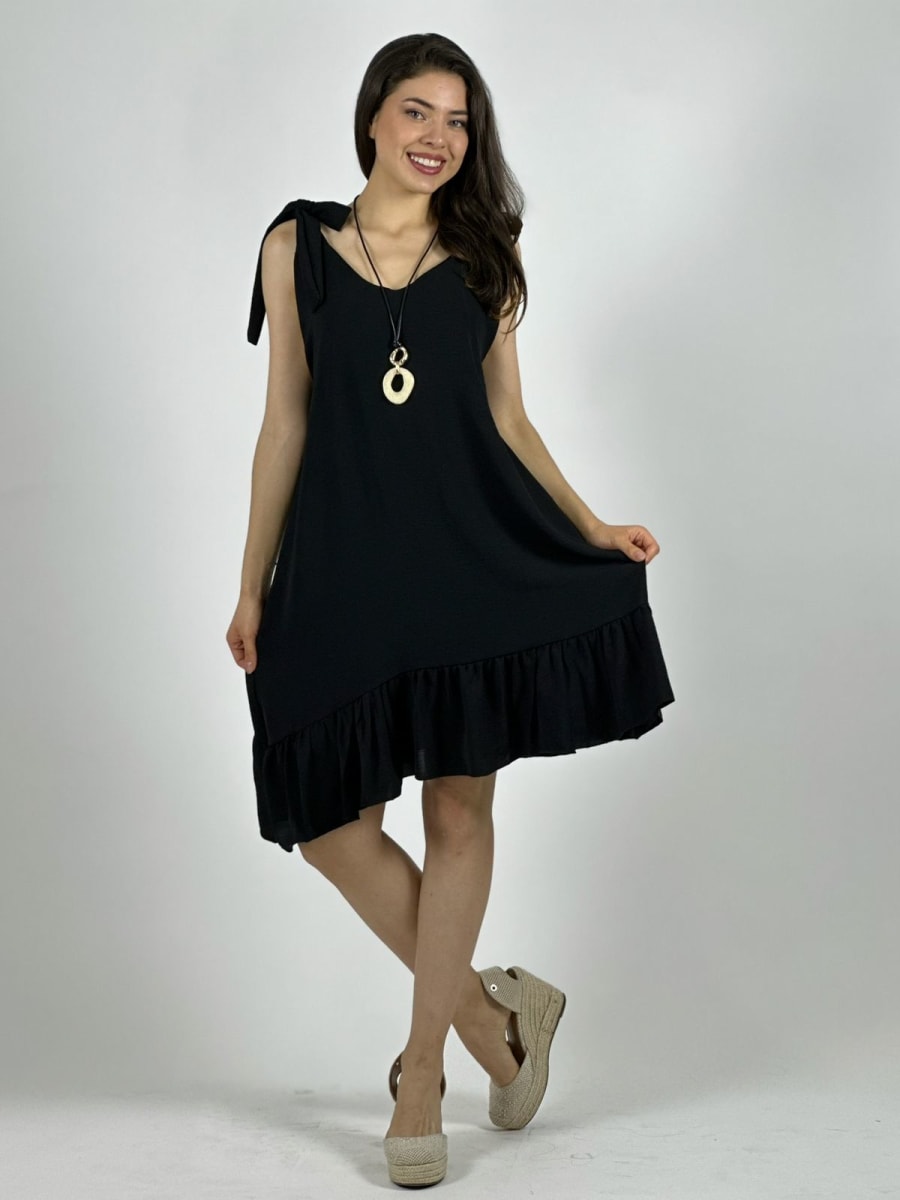 Mini Vestido Cey Amarre en Hombros A3-825