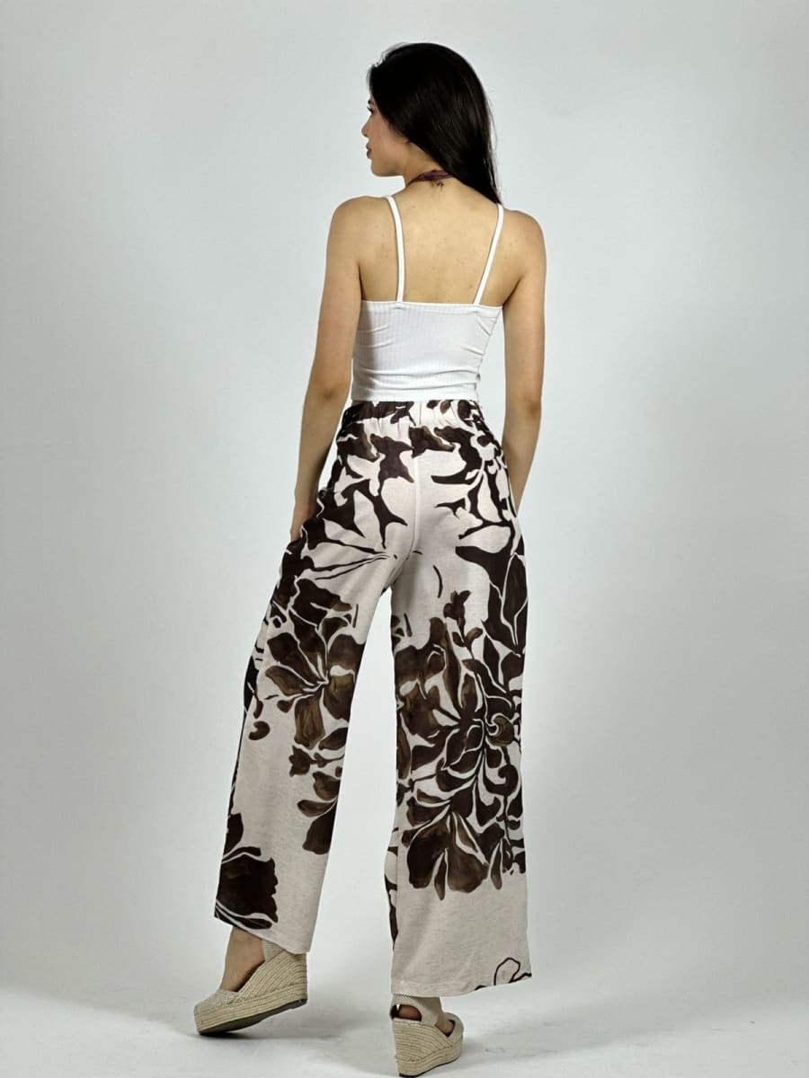 Palazzo Estampado Flores A4-924